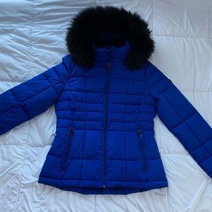 Calvin Klein Blue Puffer Jacket